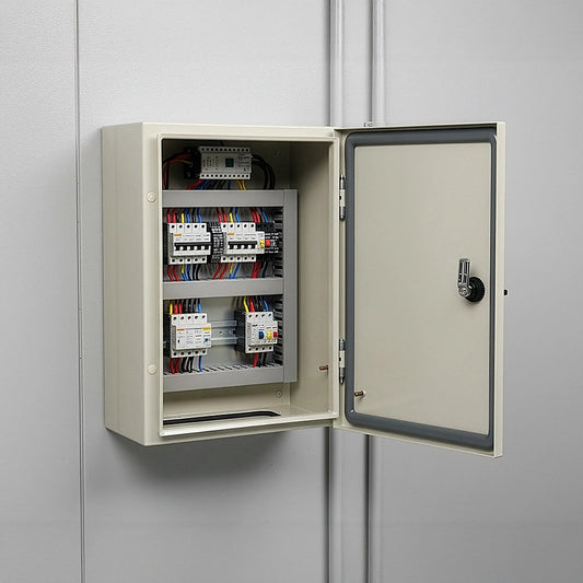 Carbon Steel Electrical Enclosure Box IP65 Wall Mount 400 x 300 x 200 mm V63-838821