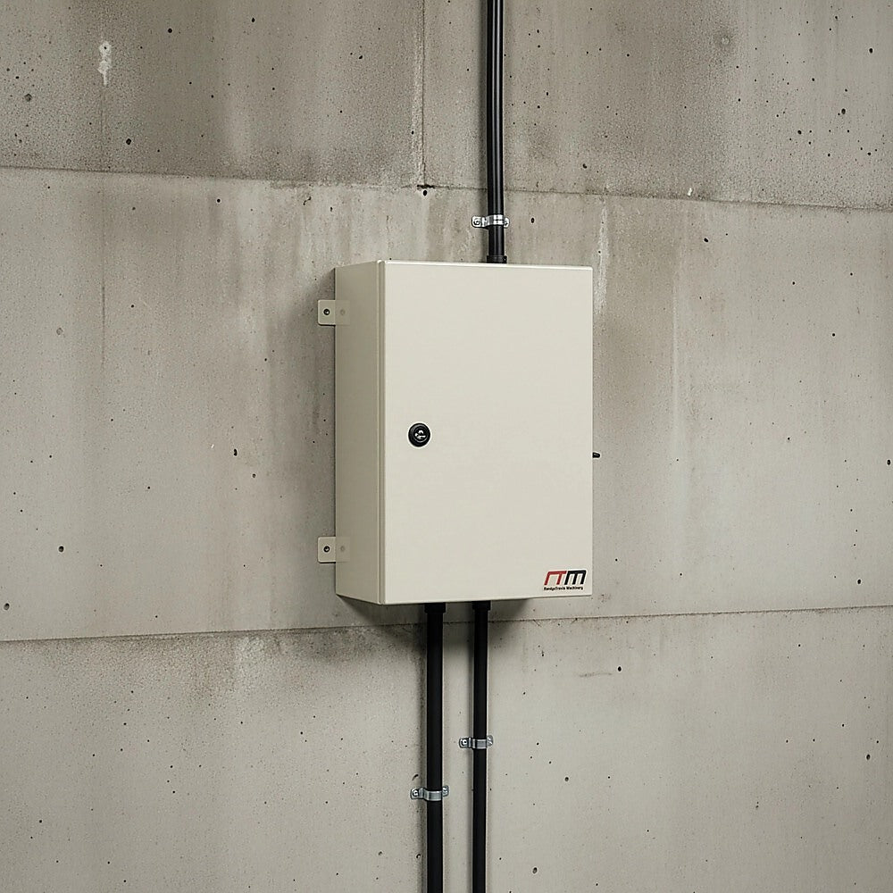 Carbon Steel Electrical Enclosure Box IP65 Wall Mount 400 x 300 x 200 mm V63-838821