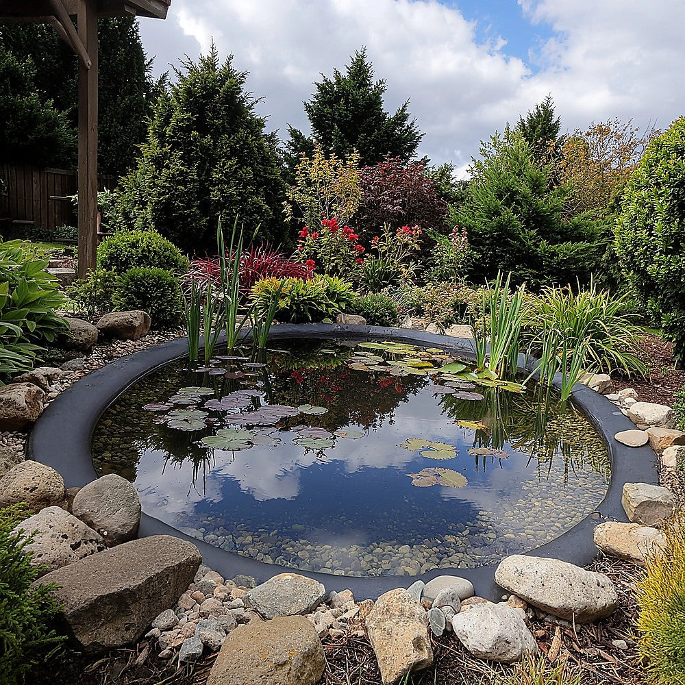 Fish Pond Liner 3 x 4.6m x 0.5mm Garden Pool Membrane Reinforced V63-838831