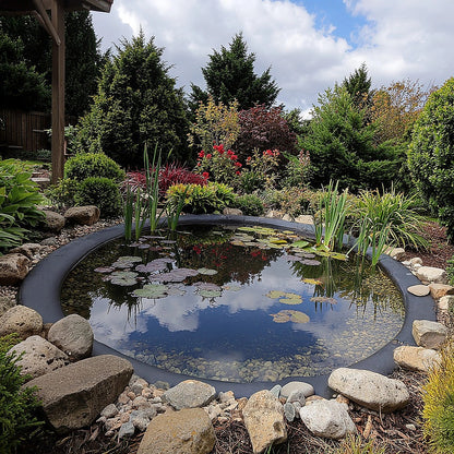 Fish Pond Liner 3 x 4.6m x 0.5mm Garden Pool Membrane Reinforced V63-838831