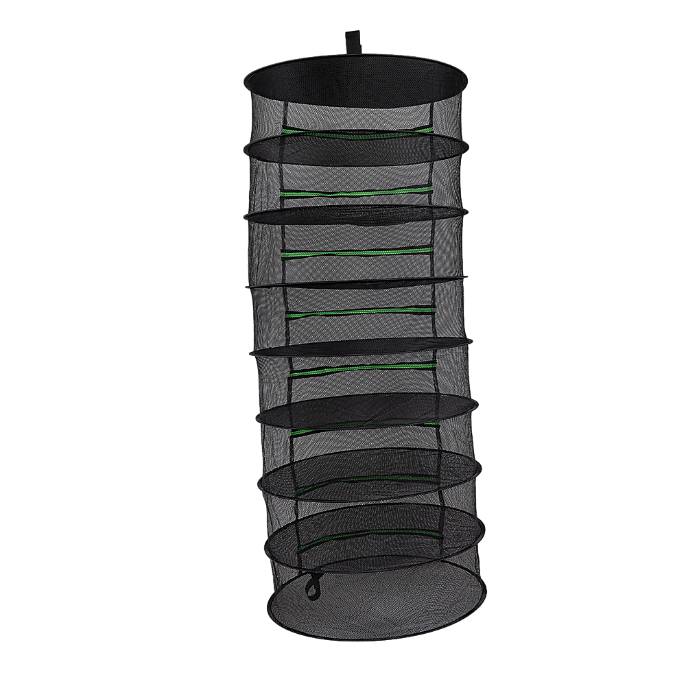 Herb Drying Rack Net 8 Layer Dryer Mesh Hanging Dryer Rack Zipper Dry Rack V63-838841