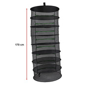 Herb Drying Rack Net 8 Layer Dryer Mesh Hanging Dryer Rack Zipper Dry Rack V63-838841