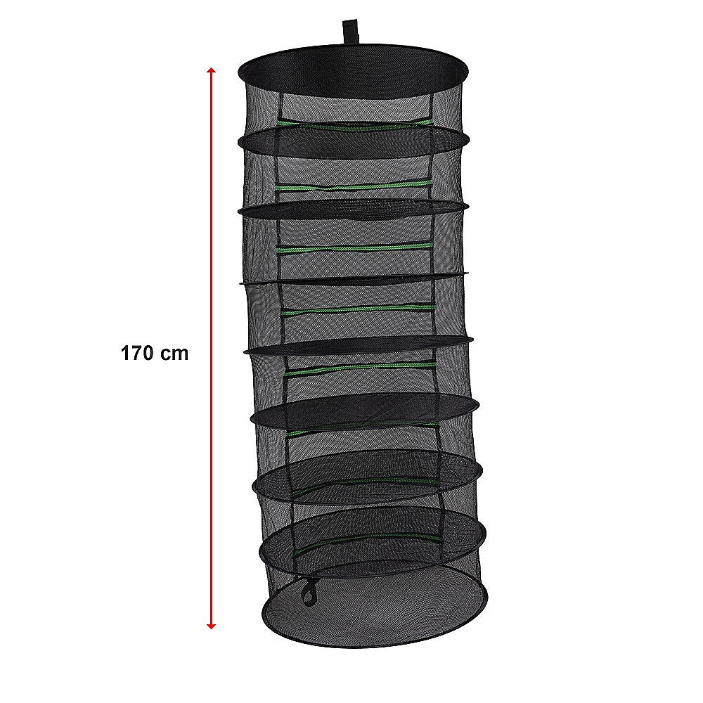 Herb Drying Rack Net 8 Layer Dryer Mesh Hanging Dryer Rack Zipper Dry Rack V63-838841