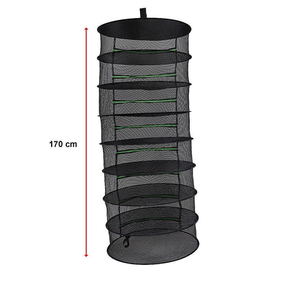 Herb Drying Rack Net 8 Layer Dryer Mesh Hanging Dryer Rack Zipper Dry Rack V63-838841