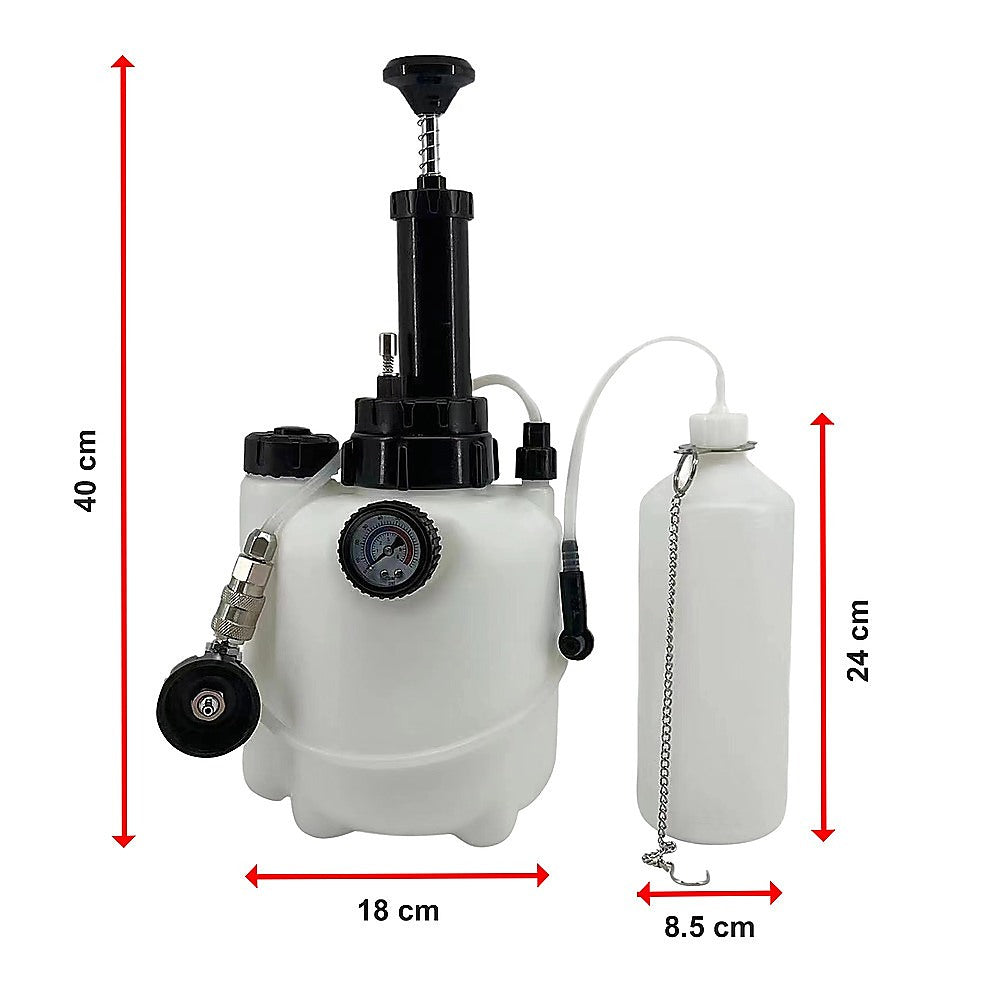 Bleed Tool Pressure 3 ltr Brake & Clutch Bleeding System Fluid Bleeder V63-838861