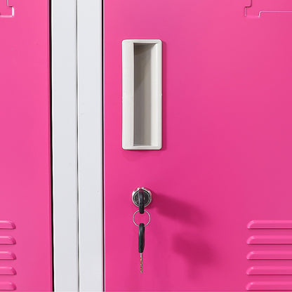 12-Door Locker for Office Gym Shed School Home Storage - Standard Lock with 2 Keys V63-838891