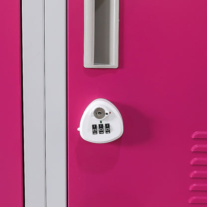 12-Door Locker for Office Gym Shed School Home Storage - 3-Digit Combination Lock V63-838911