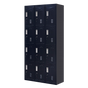 12-Door Locker for Office Gym Shed School Home Storage - Standard Lock with Keys V63-839091