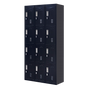 12-Door Locker for Office Gym Shed School Home Storage - Padlock-operated V63-839101
