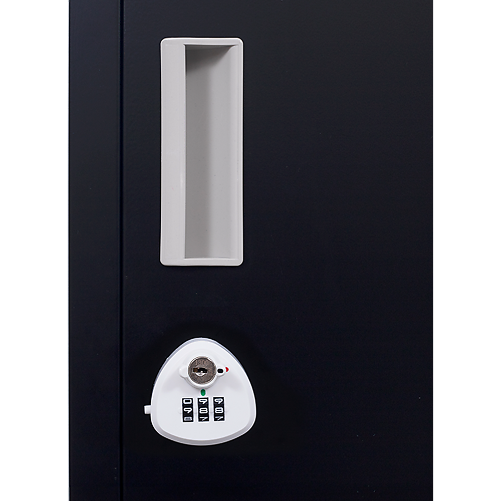 12-Door Locker for Office Gym Shed School Home Storage - 3-Digit Combination Lock V63-839111