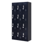 12-Door Locker for Office Gym Shed School Home Storage - 4-Digit Combination Lock V63-839121