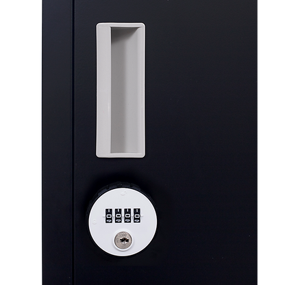 12-Door Locker for Office Gym Shed School Home Storage - 4-Digit Combination Lock V63-839121
