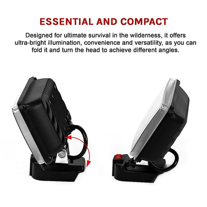 7" 18V Li-ion LED Work Light Torch Workshop Flashlights Camping for Makita Battery V63-839131
