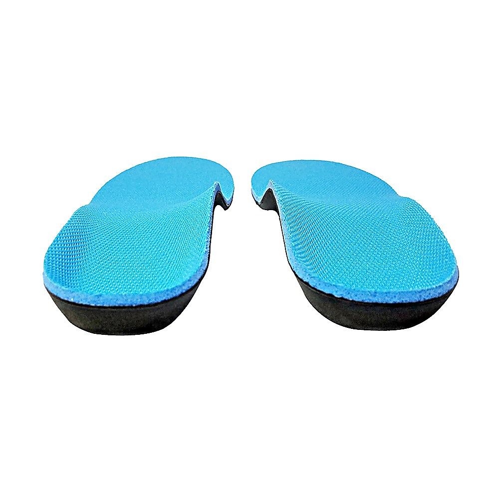 Flat Foot Support Insoles For Men Women Blue Full Length Medium Density Arch Support V63-839151