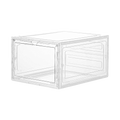 Sneaker Display Case Shoe Storage Organizer Box Stackable Plastic Clear Magnetic V63-839171