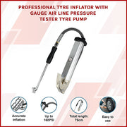 Professional Tyre Inflator with Gauge Air Line Pressure Tester Tyre Pump V63-839191