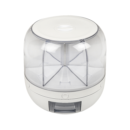 Rice Storage Cereal Dispenser Grain Container Rotating Dry Food Box V63-839231