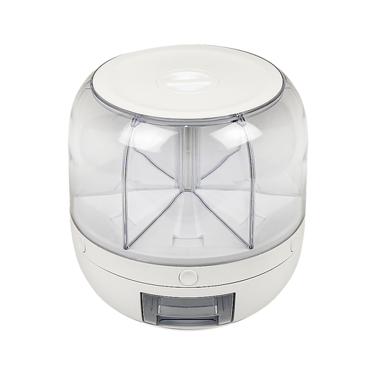 Rice Storage Cereal Dispenser Grain Container Rotating Dry Food Box V63-839231