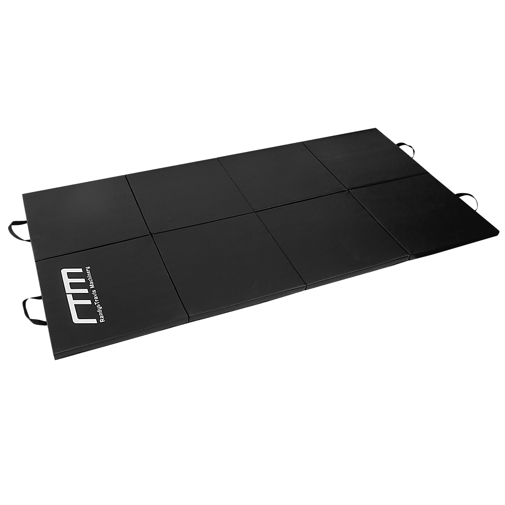 Folding Black Exercise Mat - Gymnastics, Martial Arts, Yoga, Karate & Judo Training V63-839241