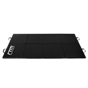 Folding Black Exercise Mat - Gymnastics, Martial Arts, Yoga, Karate & Judo Training V63-839241