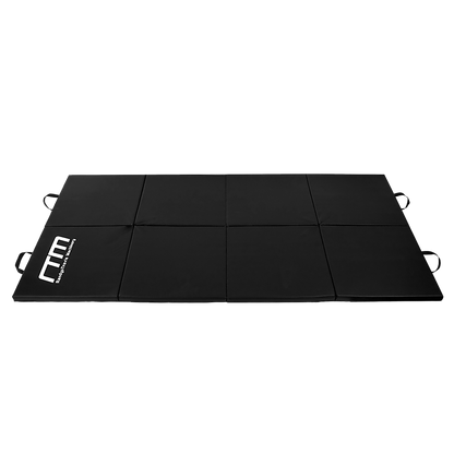 Folding Black Exercise Mat - Gymnastics, Martial Arts, Yoga, Karate & Judo Training V63-839241