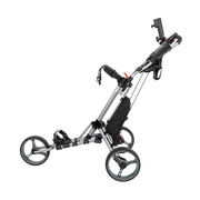 Golf Club Buggy Trolley Cart Compact Foldable 3 Wheel V63-839311
