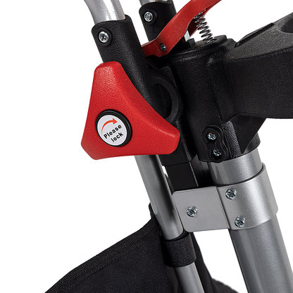 Golf Club Buggy Trolley Cart Compact Foldable 3 Wheel V63-839311