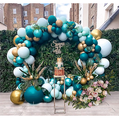 3M Gold Wedding Hoop Round Circle Arch Backdrop Flower Display Stand Frame Background V63-839331
