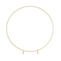 3M Gold Wedding Hoop Round Circle Arch Backdrop Flower Display Stand Frame Background V63-839331