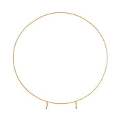 3M Gold Wedding Hoop Round Circle Arch Backdrop Flower Display Stand Frame Background V63-839331