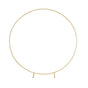 3M Gold Wedding Hoop Round Circle Arch Backdrop Flower Display Stand Frame Background V63-839331