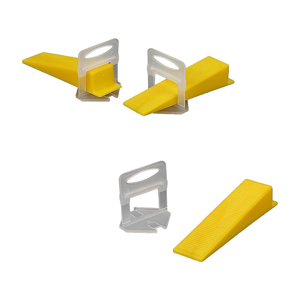 1000 Pack Tile Levelling System Clips Floor And Wall Tiling Spacers For Accurate Tile Alignment V63-839361