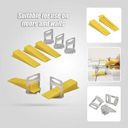 1000 Pack Tile Levelling System Clips Floor And Wall Tiling Spacers For Accurate Tile Alignment V63-839361