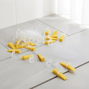 1000 Pack Tile Levelling System Clips Floor And Wall Tiling Spacers For Accurate Tile Alignment V63-839361