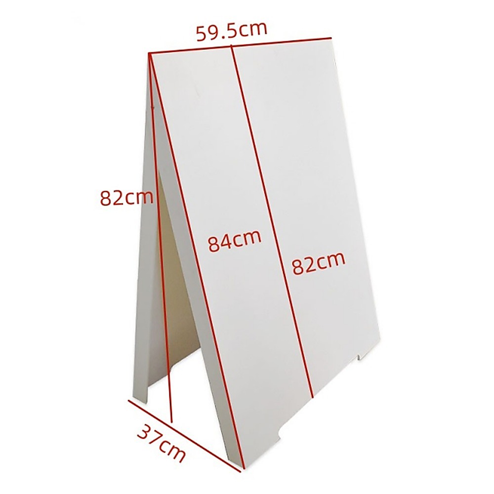 Double Side Sidewalk A-frame Sign Sandwich Board holds Graphic Plastic Panels V63-839411