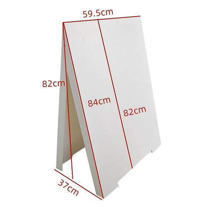 Double Side Sidewalk A-frame Sign Sandwich Board holds Graphic Plastic Panels V63-839411