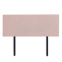 Linen Fabric Double Bed Deluxe Headboard Bedhead - Pale Pink V63-839461
