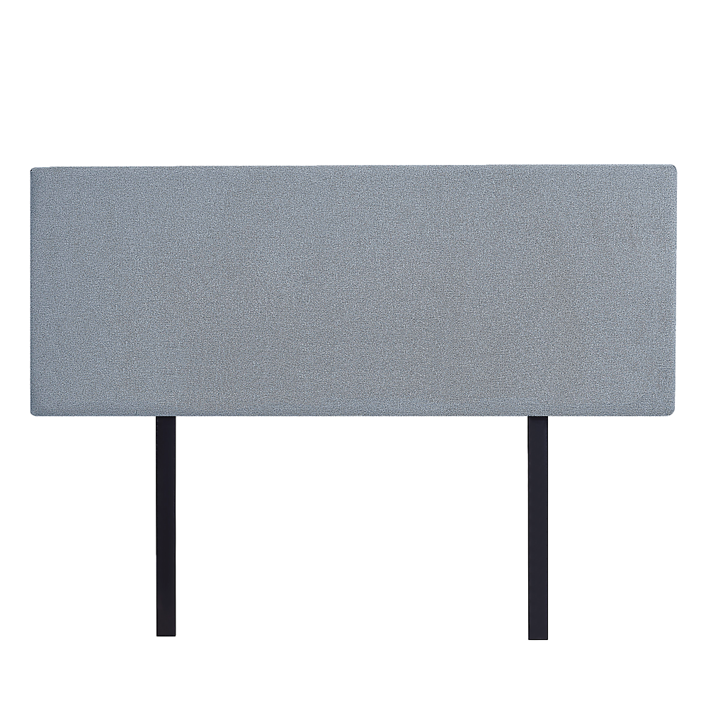 Linen Fabric Double Bed Deluxe Headboard Bedhead - Berlin Blue V63-839511
