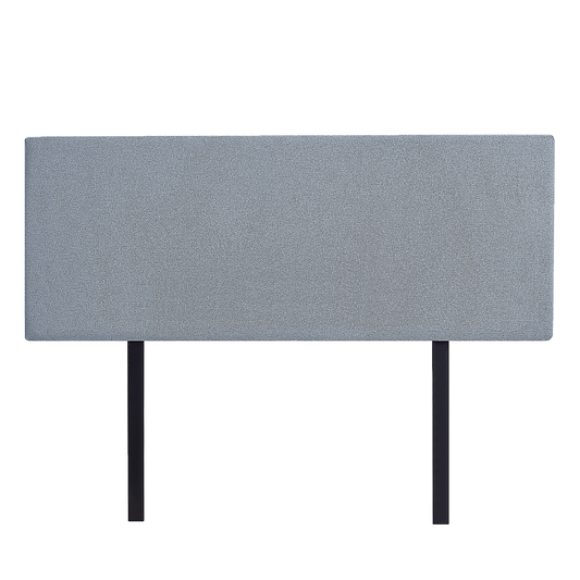 Linen Fabric Double Bed Deluxe Headboard Bedhead - Berlin Blue V63-839511