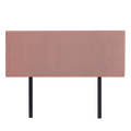 Linen Fabric Queen Bed Deluxe Headboard Bedhead - Pearl Copper Brown V63-839531