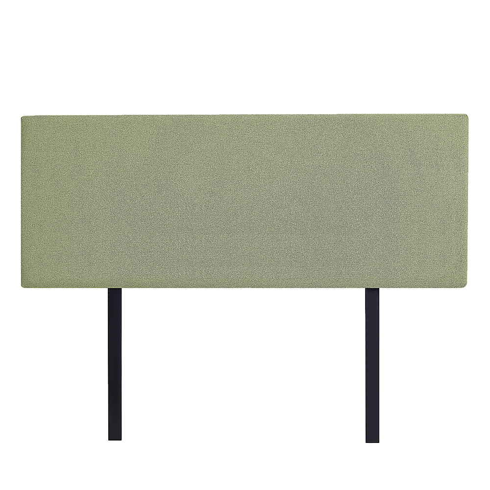 Linen Fabric Queen Bed Deluxe Headboard Bedhead - Olive Green V63-839571