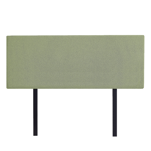 Linen Fabric Queen Bed Deluxe Headboard Bedhead - Olive Green V63-839571