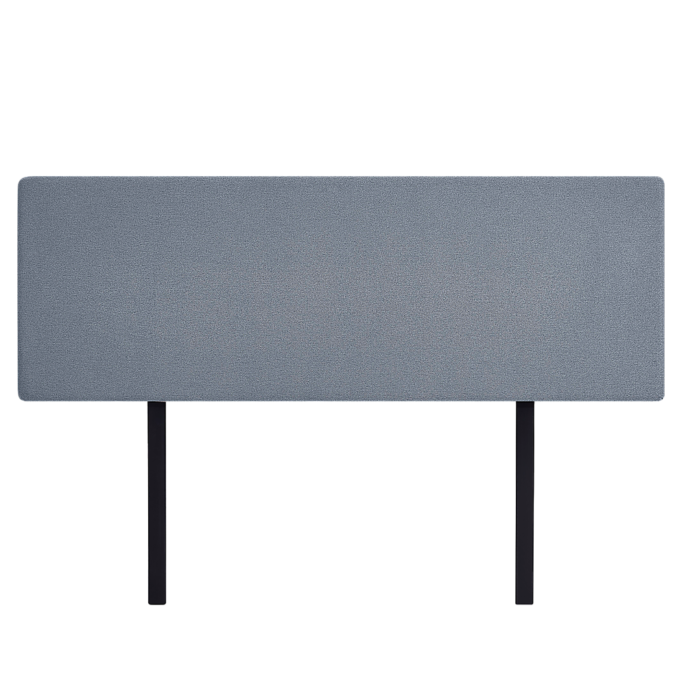 Linen Fabric King Bed Deluxe Headboard Bedhead - Berlin Blue V63-839671