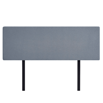 Linen Fabric King Bed Deluxe Headboard Bedhead - Berlin Blue V63-839671