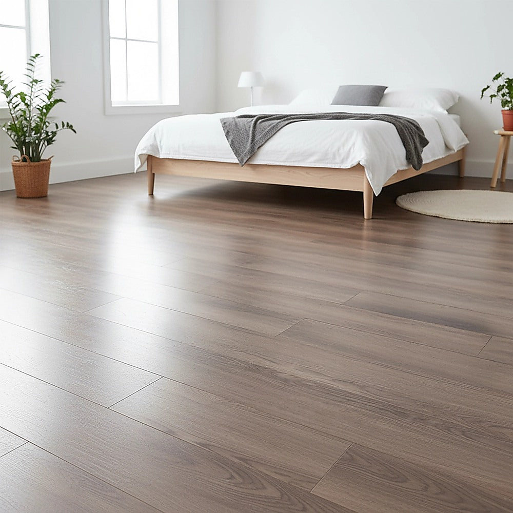 Vinyl Floor Tiles Self Adhesive Flooring Sapele Look 16 Pack 2.3SQM