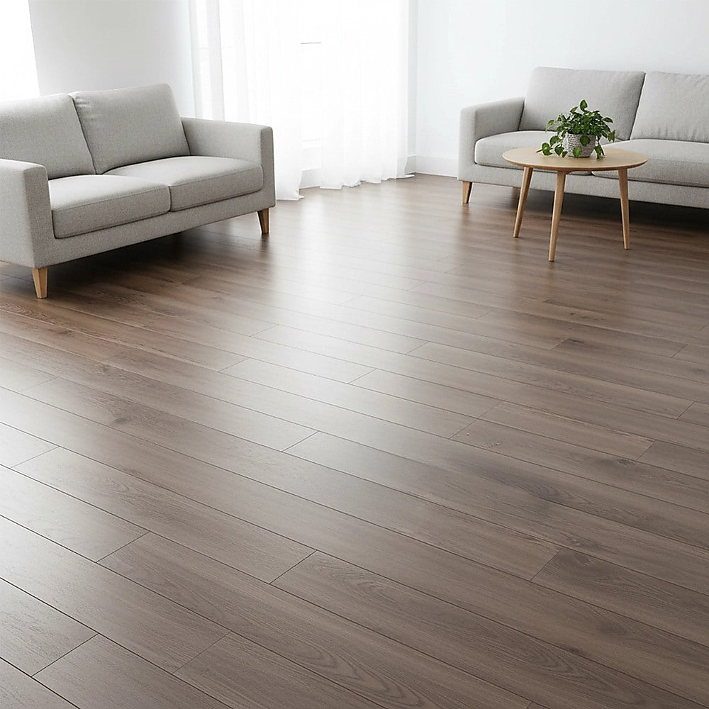 Vinyl Floor Tiles Self Adhesive Flooring Sapele Look 16 Pack 2.3SQM