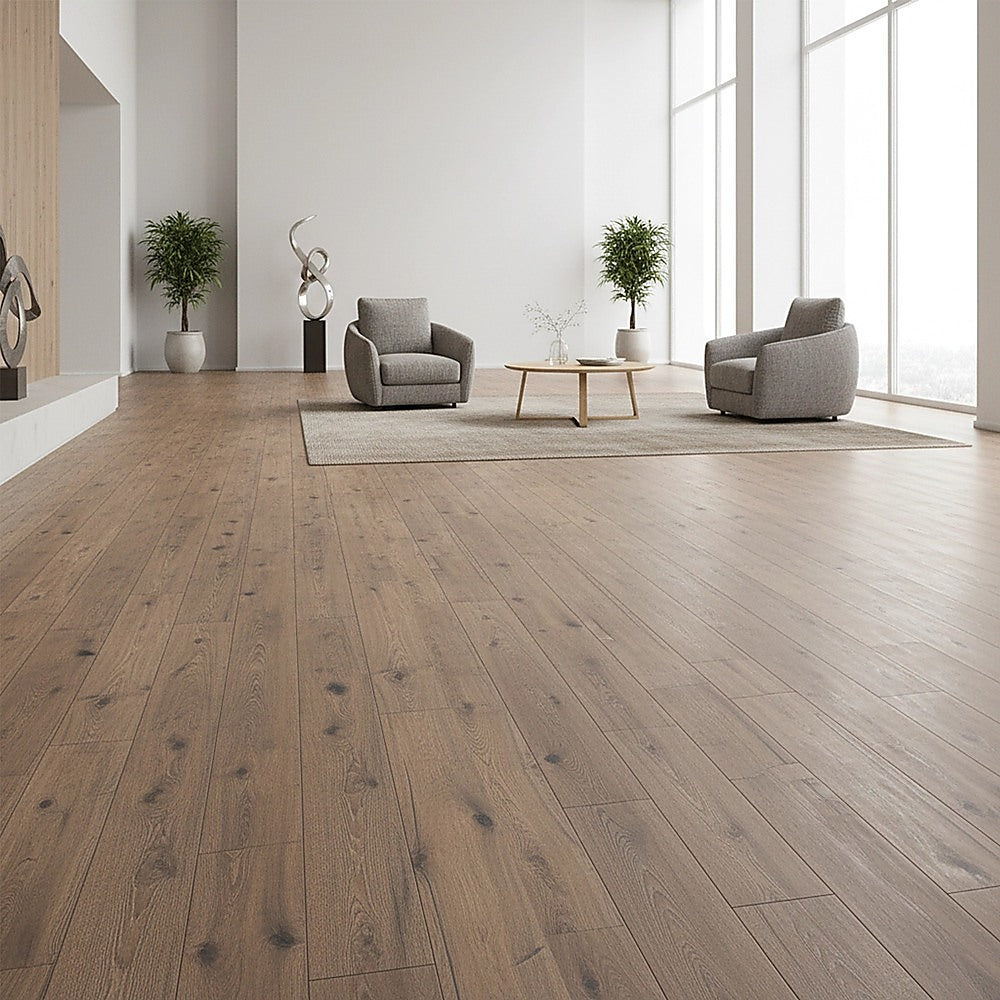 Vinyl Floor Tiles Self Adhesive Flooring Elm Wood Grain 16 Pack 2.3SQM V63-839941