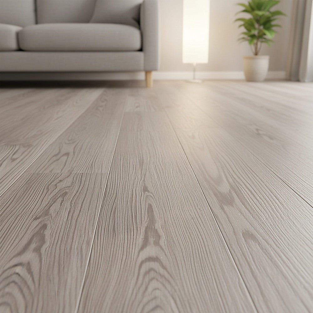 Vinyl Floor Tiles Self Adhesive Flooring Water Dyed Walnut Black Wood Grain 16 Pack 2.3SQM V63-839991