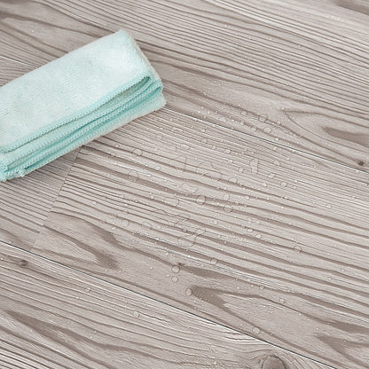 Vinyl Floor Tiles Self Adhesive Flooring Water Dyed Walnut Black Wood Grain 16 Pack 2.3SQM V63-839991