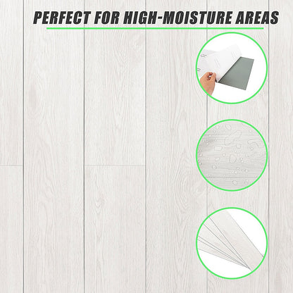 Vinyl Floor Tiles Self Adhesive Flooring Ramin Wood Grain 16 Pack 2.3SQM V63-840021